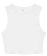 Women’s micro rib muscle crop tank